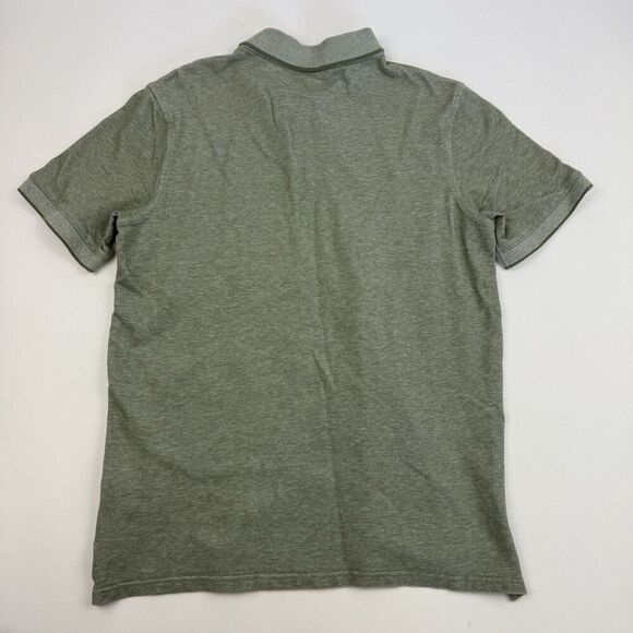 Goodfellow & Co Green Loring Polo Shirt Knit Short Sleeve Collared Sz M Cotton - Picture 7 of 7